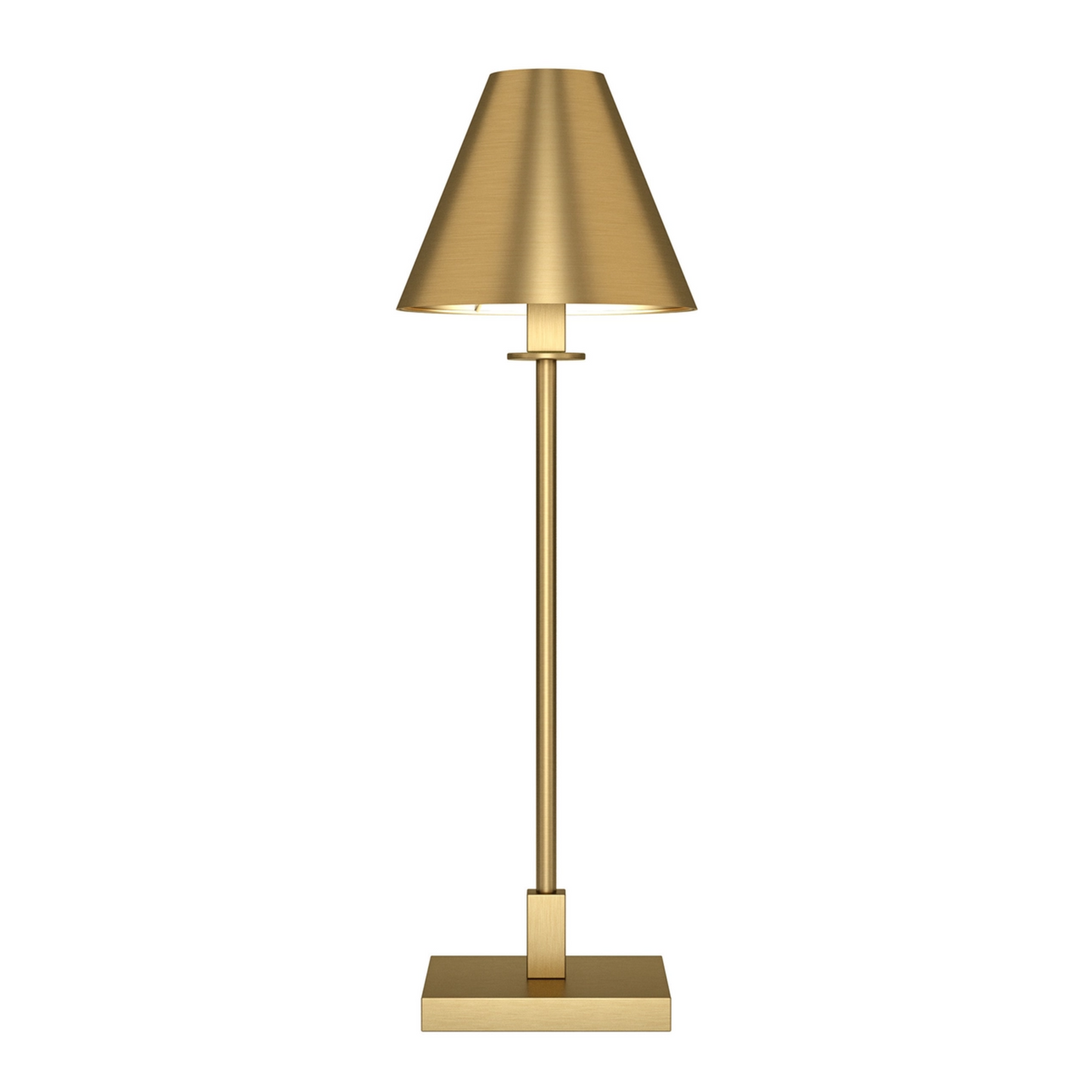Gold Metal Candlestick Table Lamp