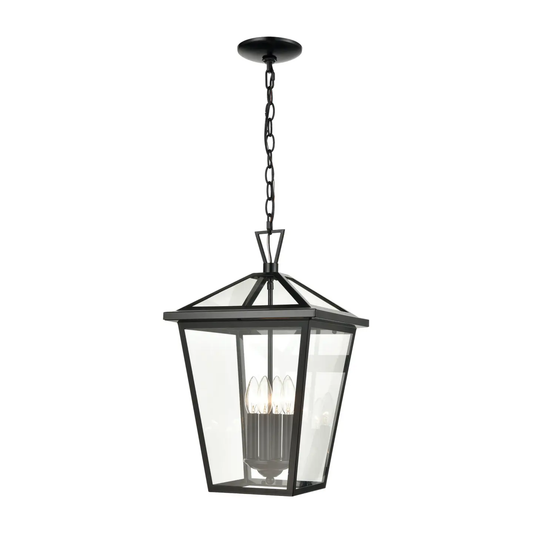 Main Street Outdoor Pendant in Black